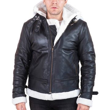 Veste en peau de mouton pour homme – Élégance hivernale raffinée