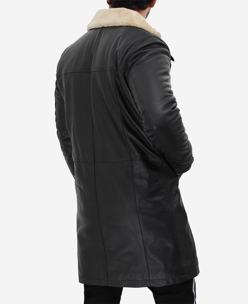 Trench-coat en cuir de haute qualité pour homme – coupe et finition parfaites