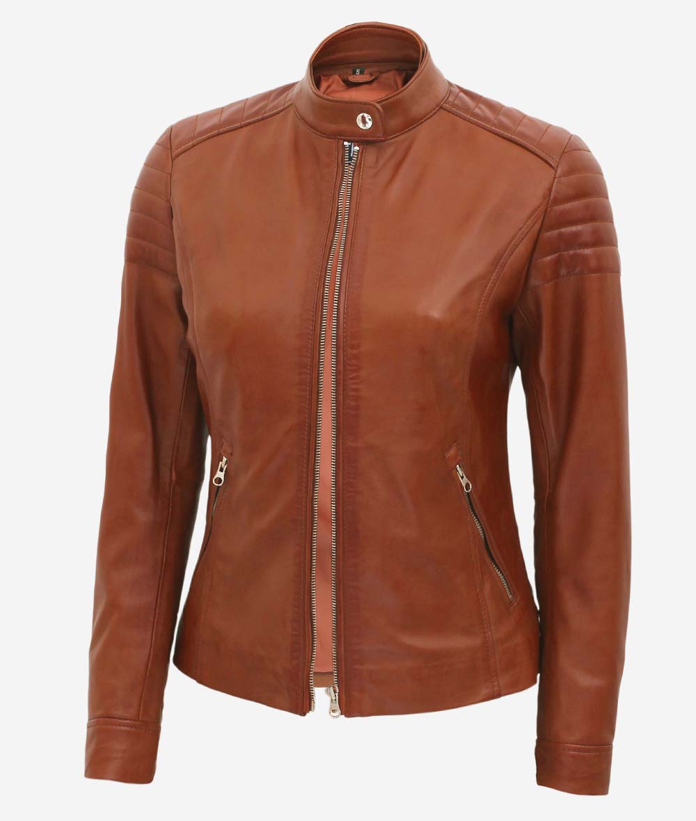 Veste de moto slim fit pour femme – Perfection du cuir