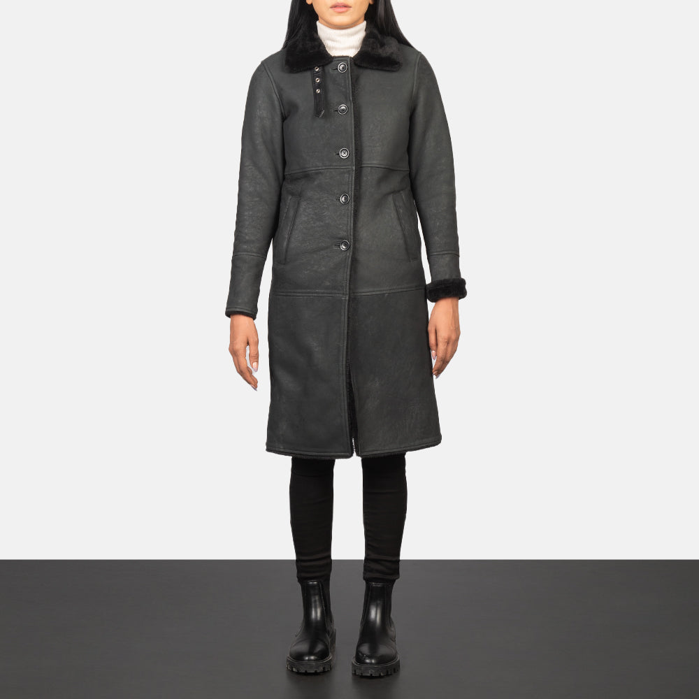Veste Bomber en Cuir Élégante pour Femme – Casual Chic