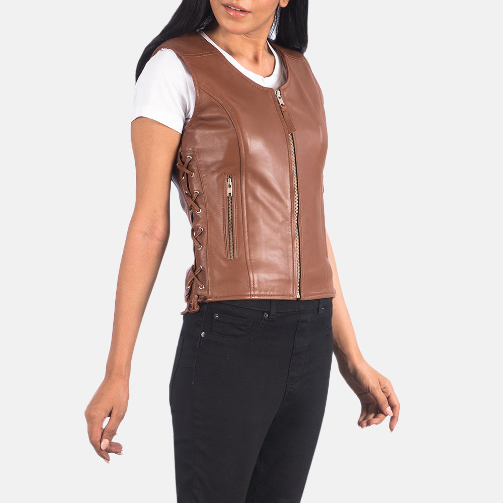 Gilet de moto en cuir pour femme – La mode intemporelle rencontre l’équipement fonctionnel