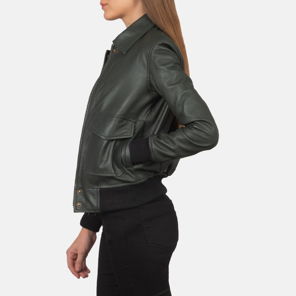 Blouson aviateur en cuir pour femme Ultimate – Fabrication de haute qualité