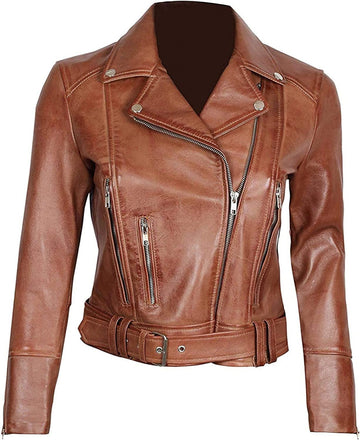 Veste de moto en cuir pour femme – Féroce et fonctionnelle