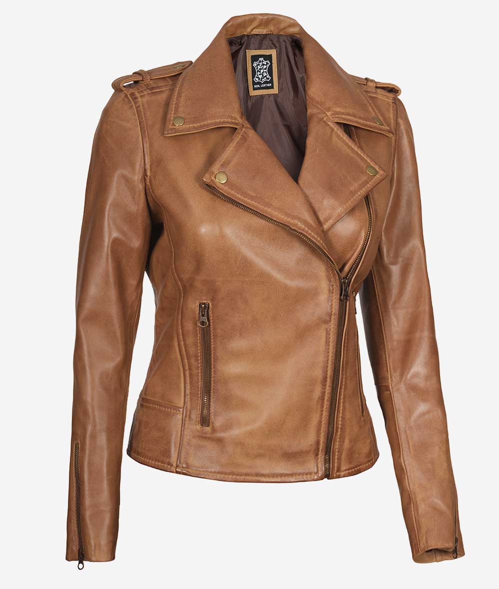 Veste de moto en cuir pour femme – Équipement de motard essentiel
