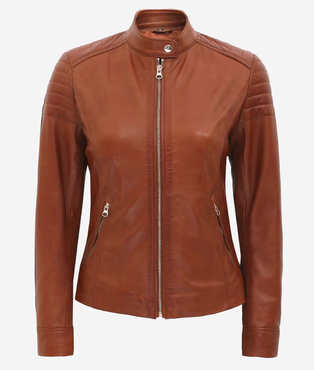 Veste de moto slim fit pour femme – Perfection du cuir